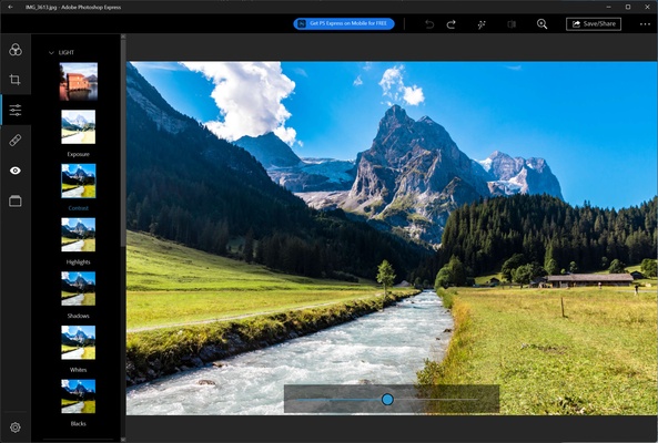 Adobe Photoshop Express screenshot 1