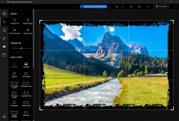 Adobe Photoshop Express screenshot 1