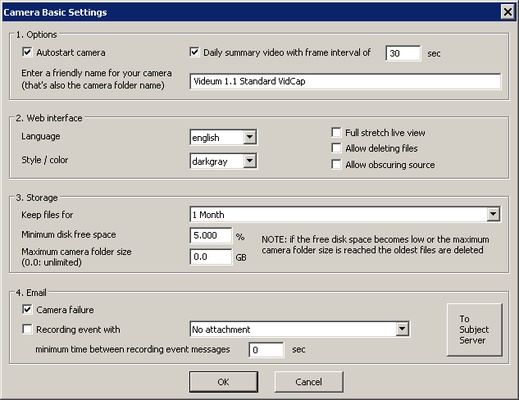 ContaCam - Video Surveillance software screenshot 1