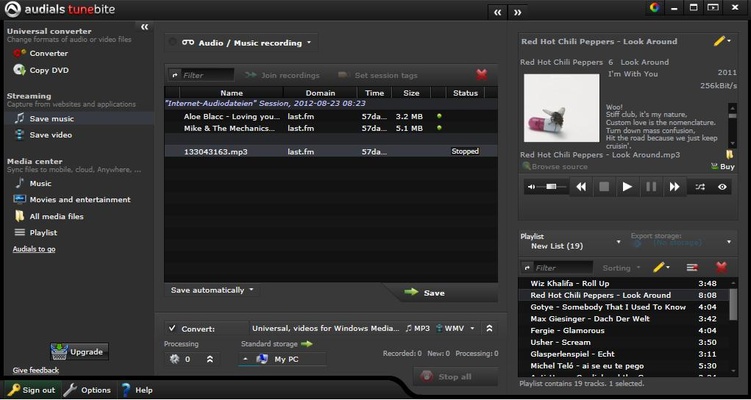 Audials Music screenshot 1