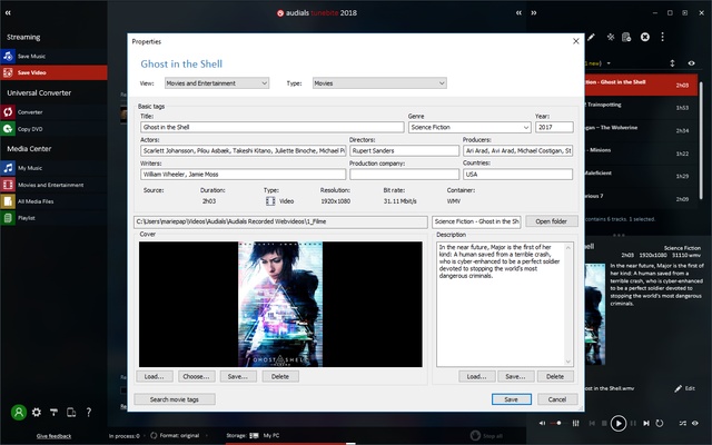 Audials Music screenshot 1