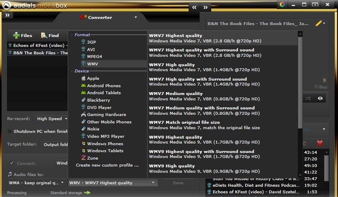 Audials Movie screenshot 1