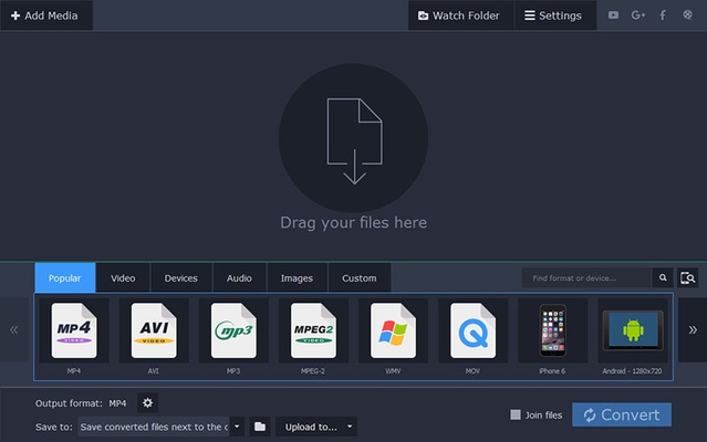 Movavi Video Converter screenshot 1