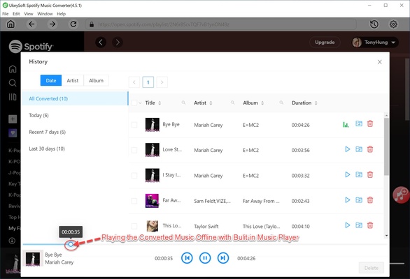 UkeySoft Music Converter screenshot 1
