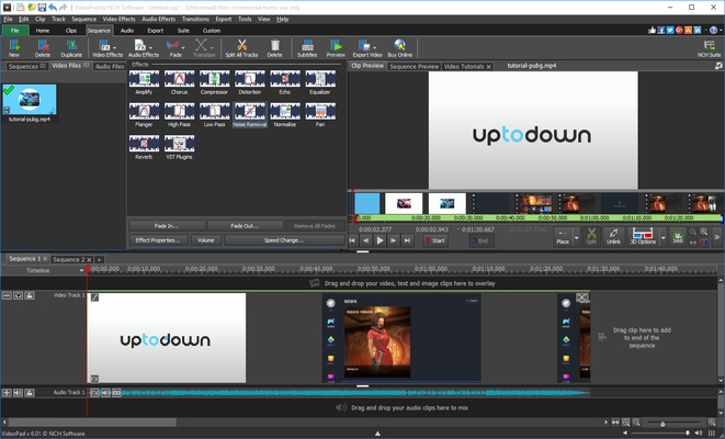 VideoPad Video Editor and Movie Maker Free screenshot 1