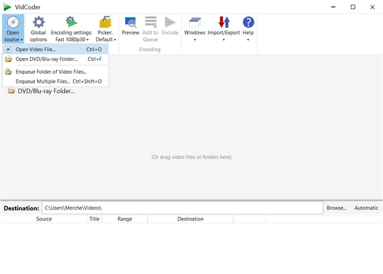 VidCoder screenshot 1