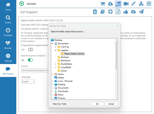 Replay Media Catcher screenshot 1