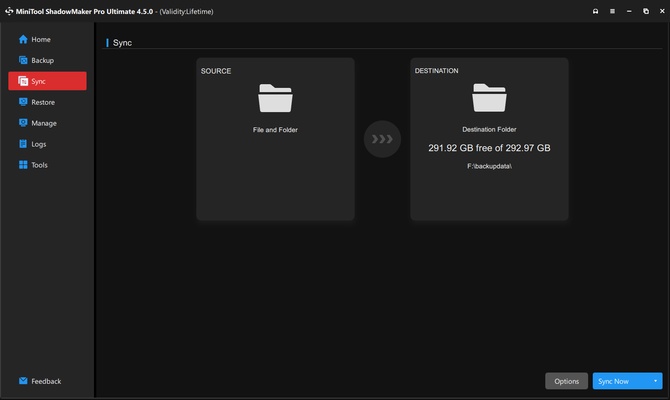 MiniTool ShadowMaker screenshot 1