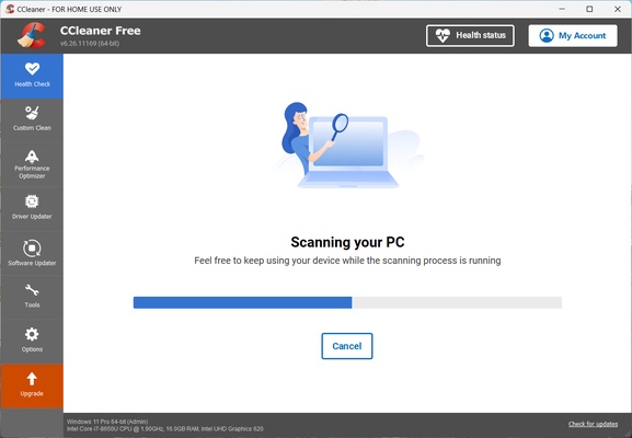 CCleaner screenshot 1