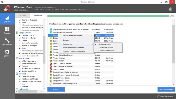 CCleaner Portable screenshot 1