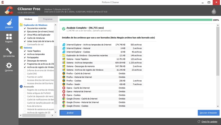 CCleaner Portable screenshot 1