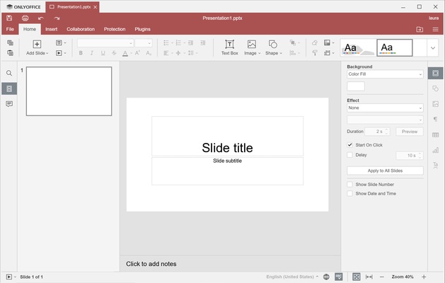 ONLYOFFICE screenshot 1