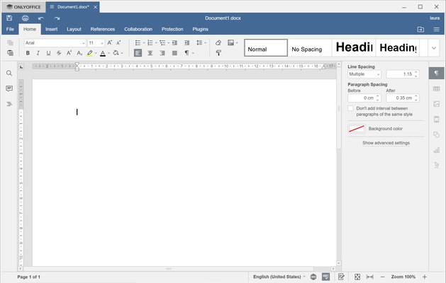 ONLYOFFICE screenshot 1