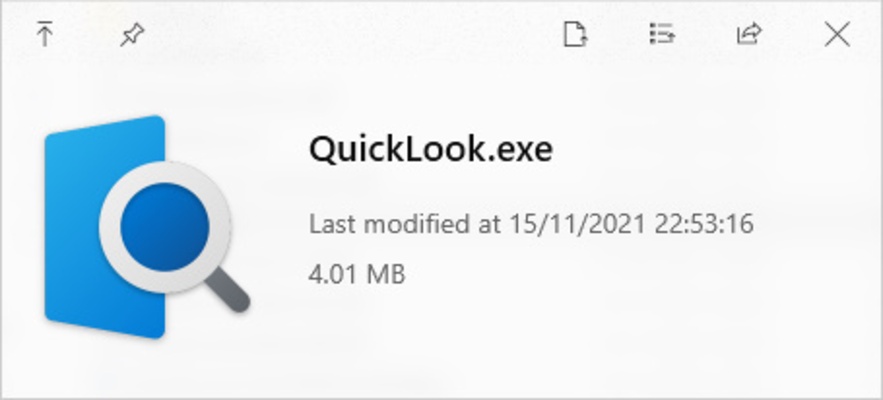 QuickLook screenshot 1