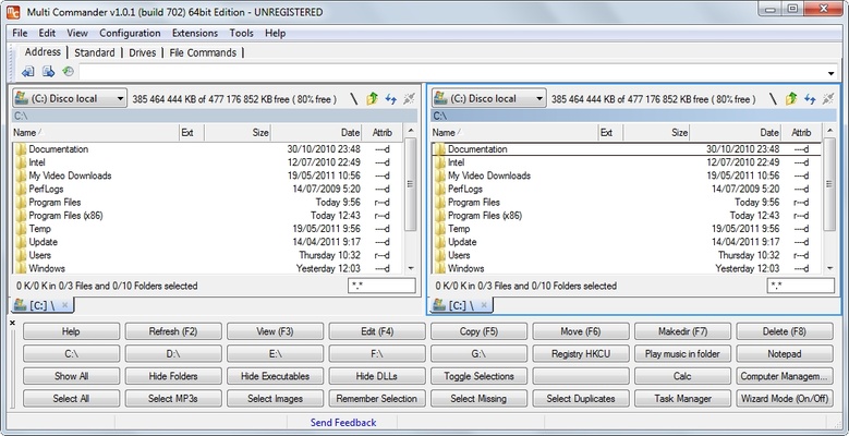 Multicommander screenshot 1