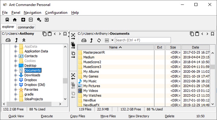 Ant Commander Personal screenshot 1