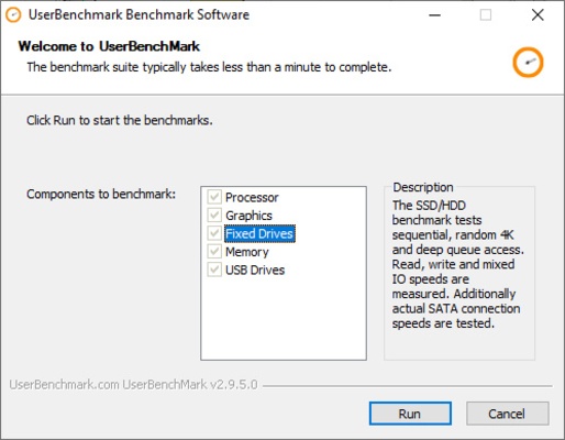 UserBenchmark screenshot 1