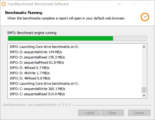 UserBenchmark screenshot 1