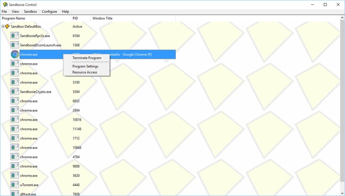 Sandboxie screenshot 1