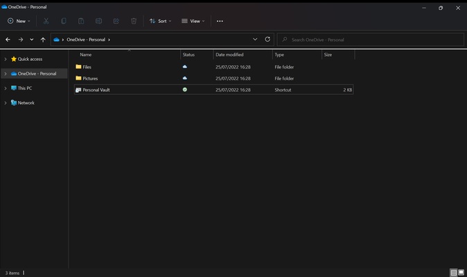 Microsoft OneDrive screenshot 1