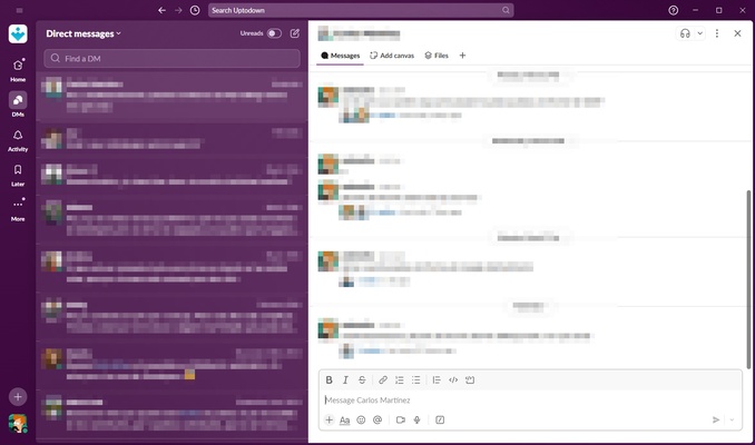 Slack screenshot 1