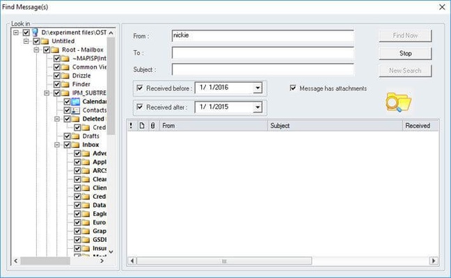 Kernel OST To PST Converter screenshot 1