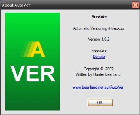 AutoVer screenshot 1