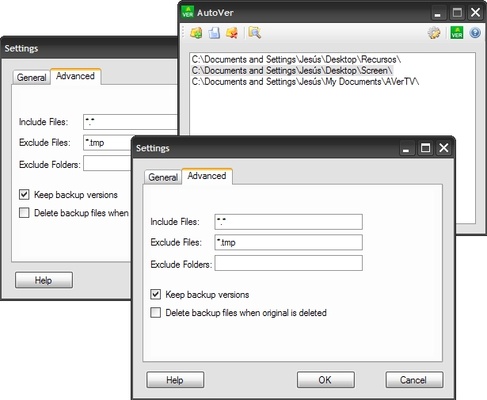AutoVer screenshot 1