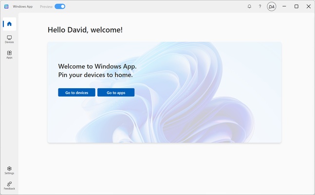 Windows App screenshot 1