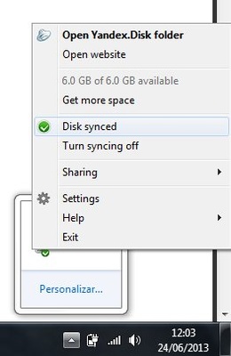 Yandex Disk screenshot 1