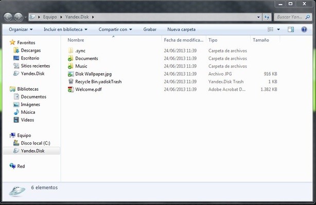 Yandex Disk screenshot 1