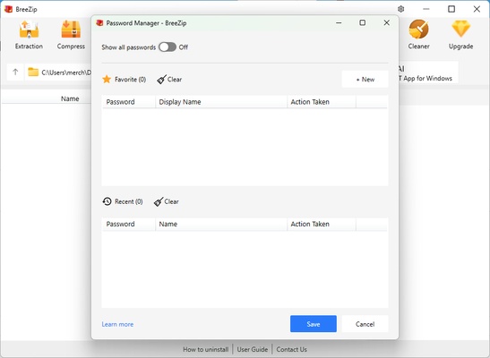 BreeZip screenshot 1