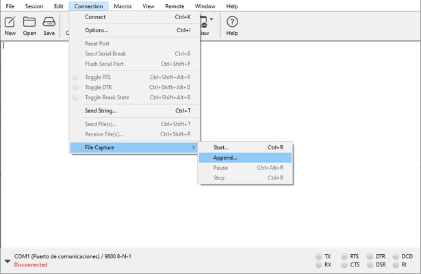 CoolTerm screenshot 1
