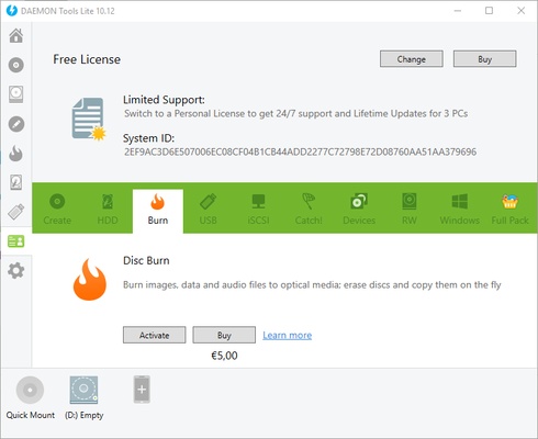 Daemon Tools Lite screenshot 1