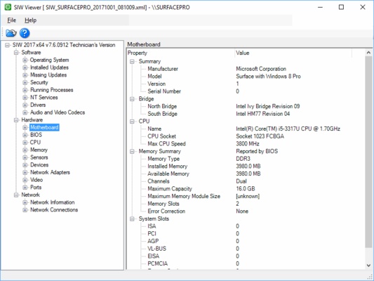 SIW (System Info) screenshot 1