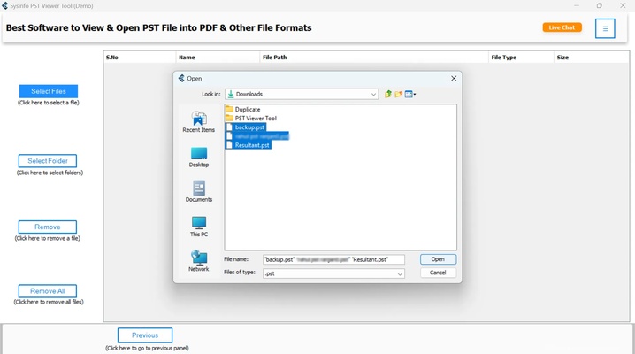EmailProHelp PST Viewer Tool screenshot 1