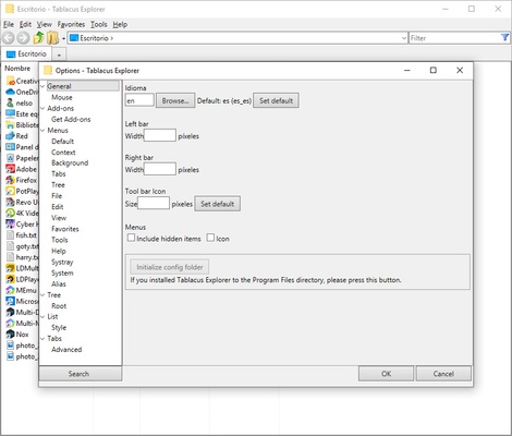 Tablacus Explorer screenshot 1