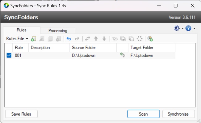SyncFolders screenshot 1