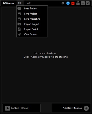 TGMacro screenshot 1