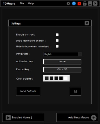 TGMacro screenshot 1
