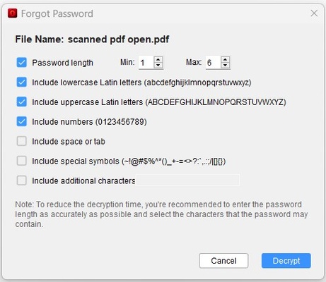 Cisdem PDF Password Remover screenshot 1