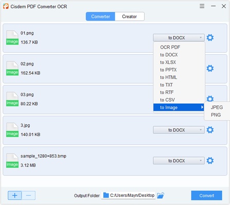 Cisdem PDF Converter OCR screenshot 1