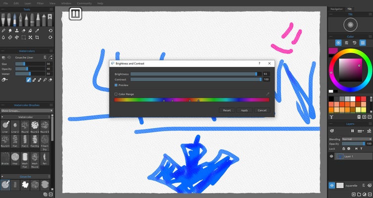 Rebelle screenshot 1