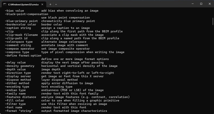 ImageMagick screenshot 1