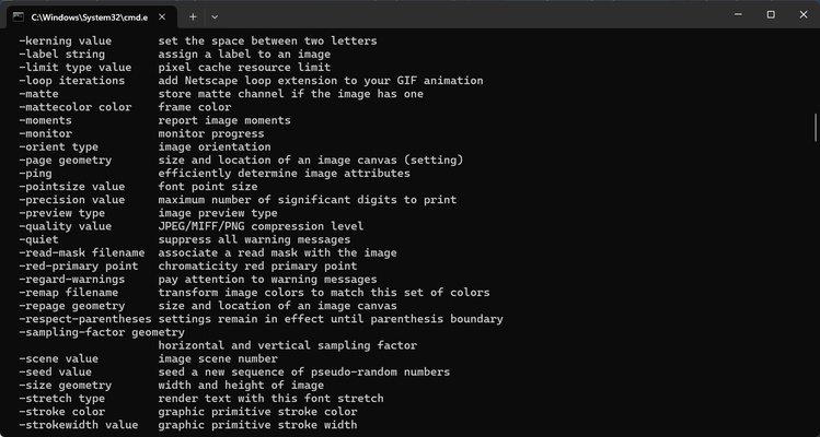 ImageMagick screenshot 1