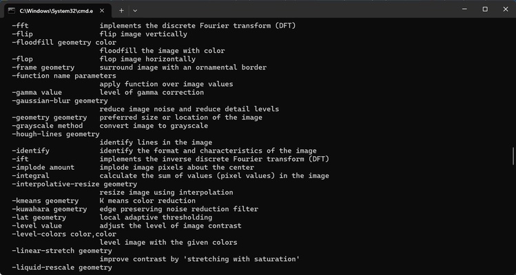 ImageMagick screenshot 1
