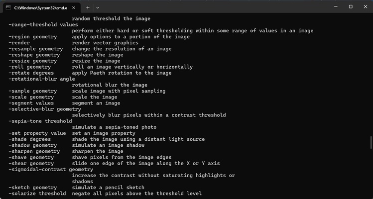 ImageMagick screenshot 1