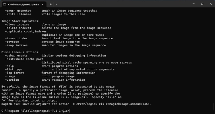 ImageMagick screenshot 1