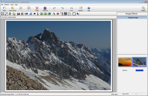 PhotoPad Image Editor screenshot 1
