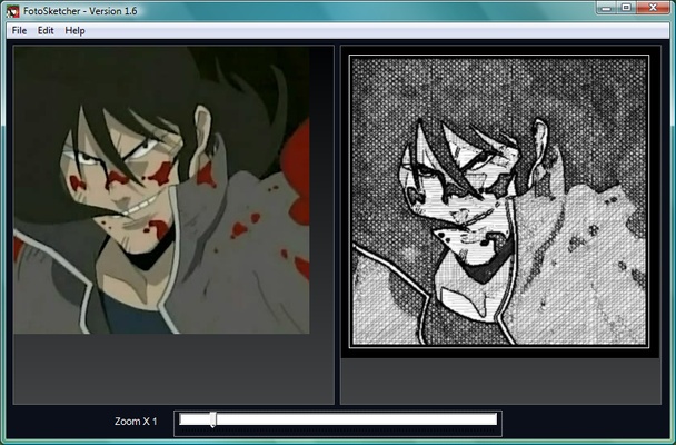 FotoSketcher screenshot 1